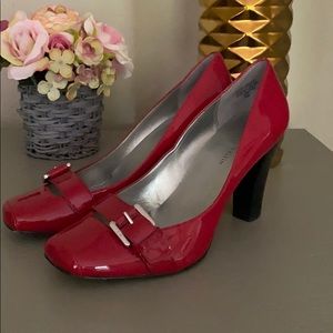 Anne Klein Red Patent Leather pumps